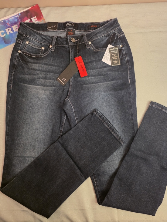 Earl Jeans Denim - NWT Earl Jeans Dark Blue Skinny Jeans With Rhinestone - Women Size 6